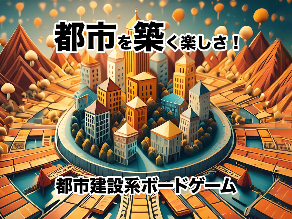 都市を築く楽しさ！都市建設系ボードゲームおすすめ